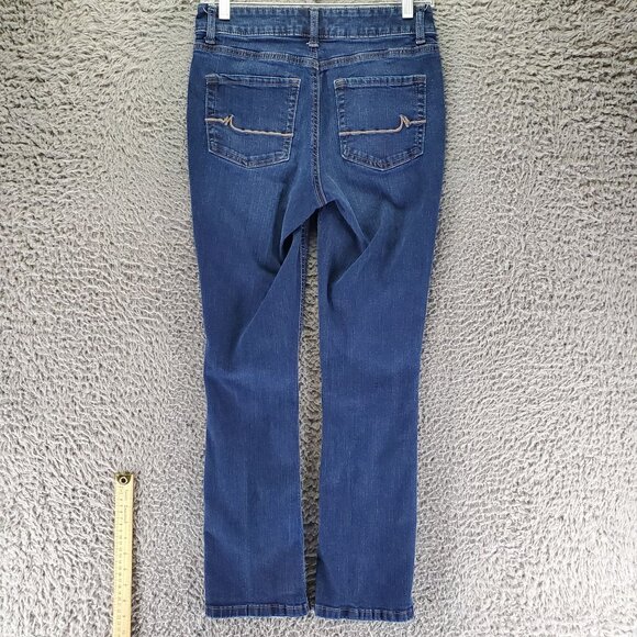 Maurices Jeans Womens Size 2 Short Blue M Jeans Mid-Rise Stretch Denim 5 Pockets - Picture 12 of 13